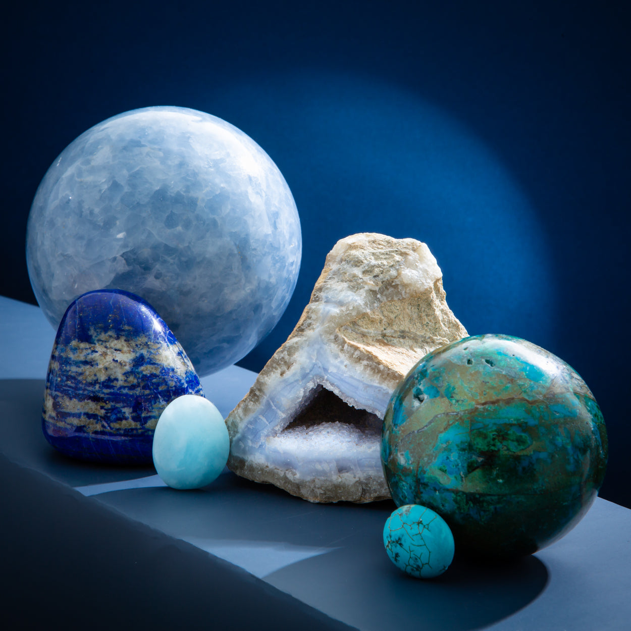Blue Stones & Crystals