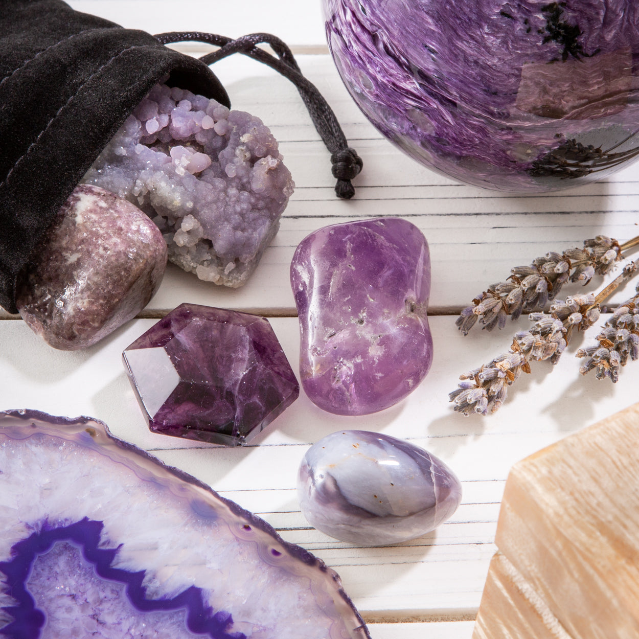 Purple Stones & Crystals