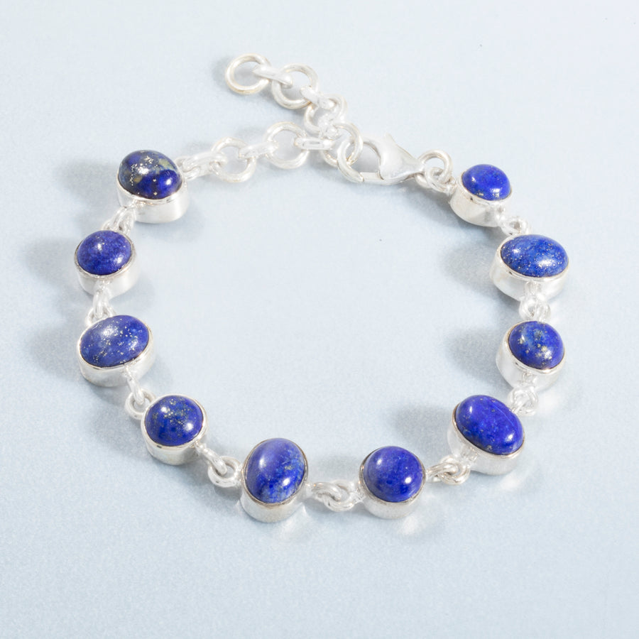 Lapis Lazuli Link Bracelet