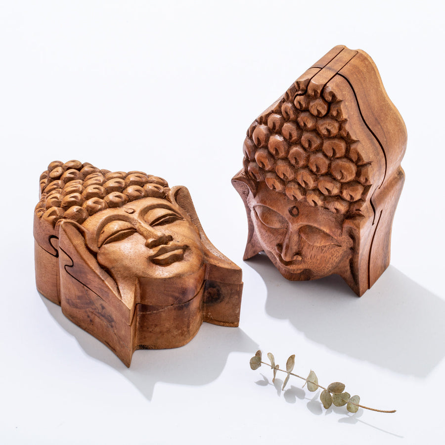 Buddha Wood Puzzle Box