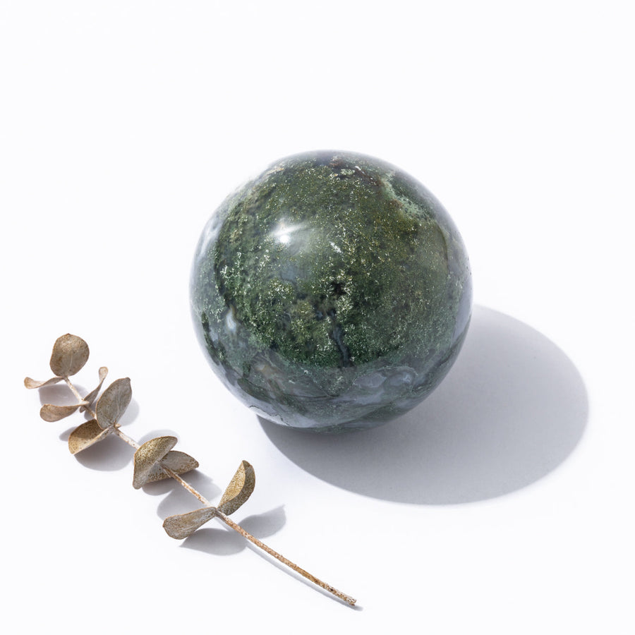 Moss Agate Sphere B