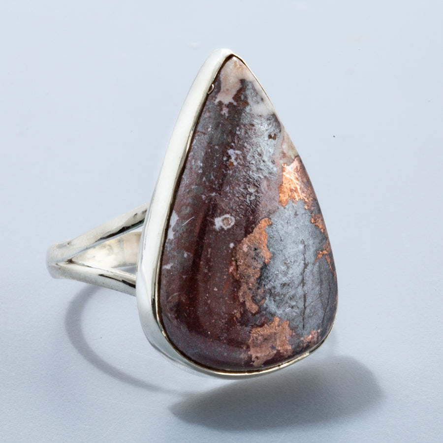 Copper in Jasper Ring - Sz 5.5