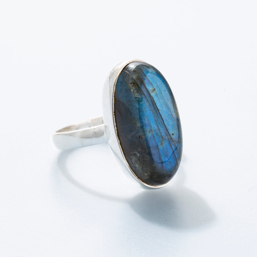 Blue Labradorite Ring Size 7