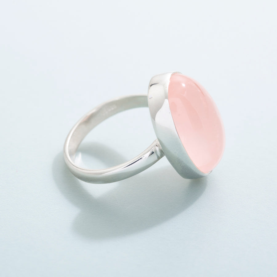 Rose Quartz "Dina" Ring