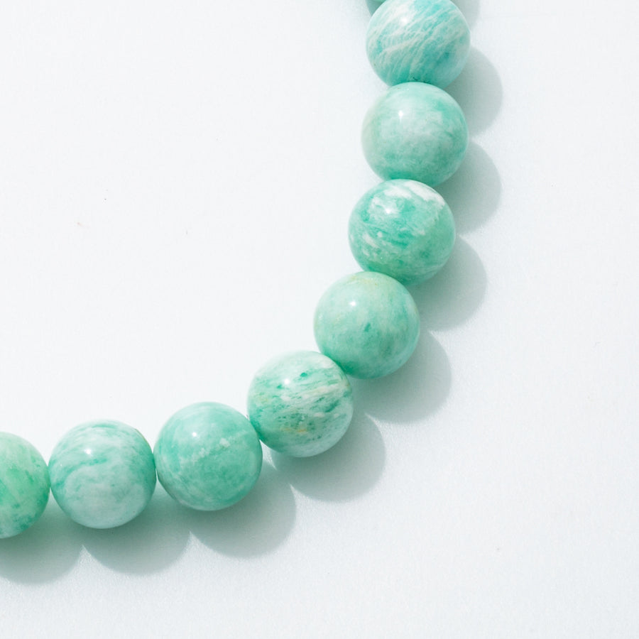 Amazonite "AAA" 8mm Round Bead Stretch Bracelet