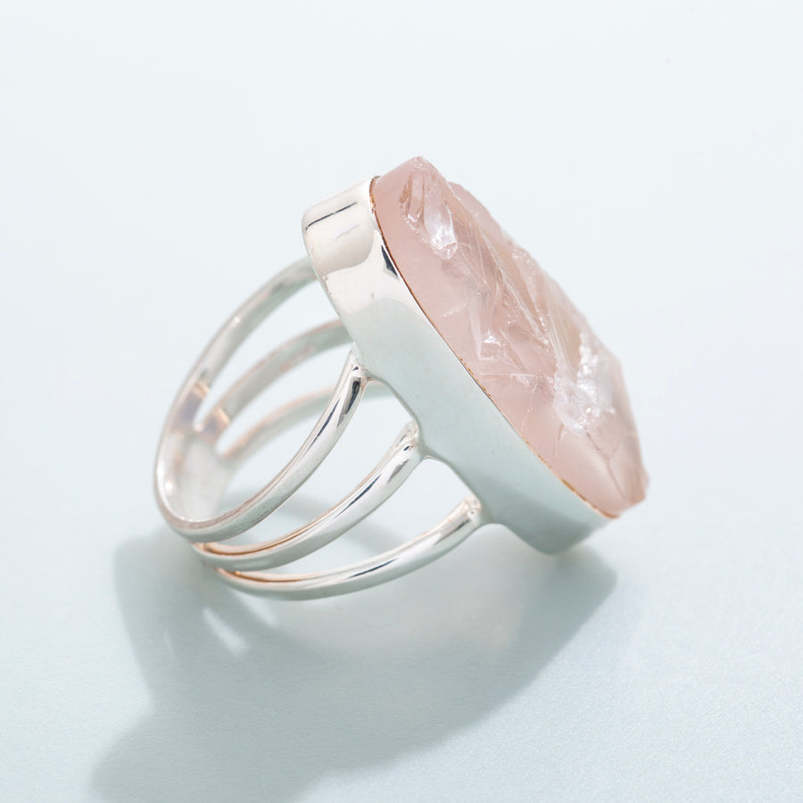Rose Quartz "Danica" Ring
