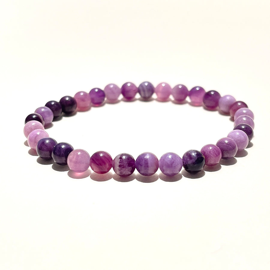 Sugilite 6mm Round Bead Stretch Bracelet