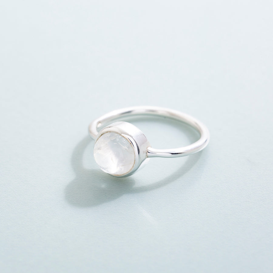 Rainbow Moonstone "Erica" Ring Size 5.75