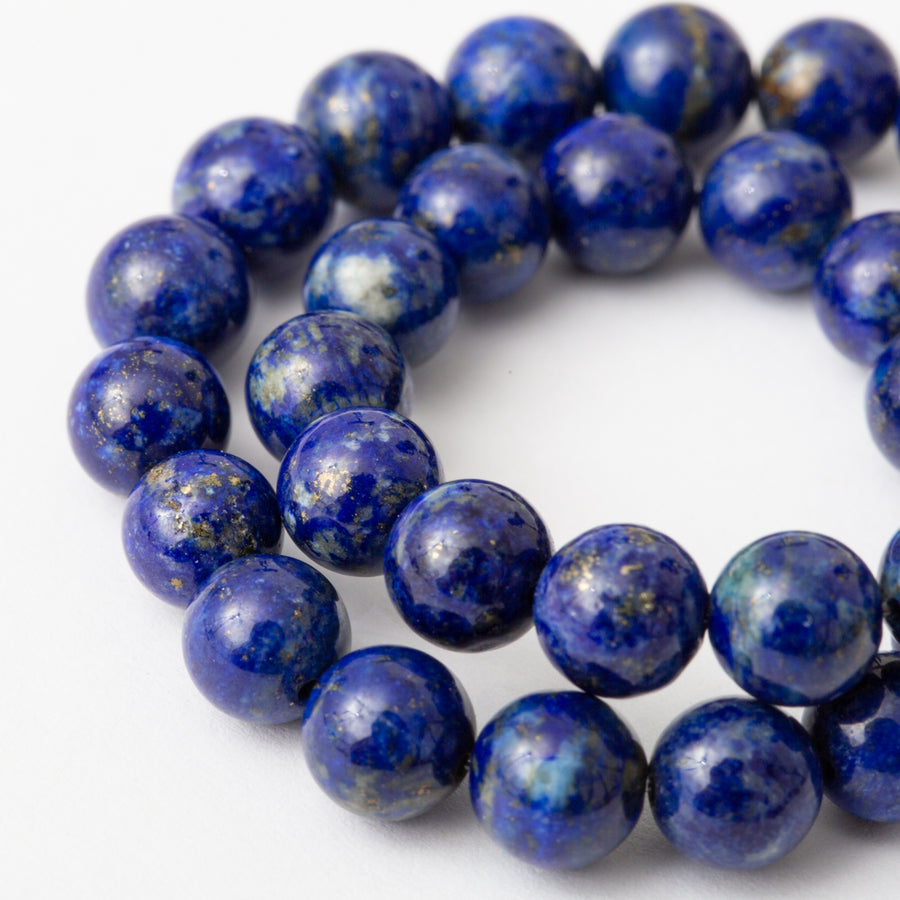 Lapis Lazuli 6mm Round Bead Stretch Bracelet